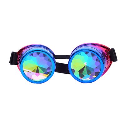 FOCUSSEXY Fashion Kaleidoscope Goggles Rave Party Sunglasses Diffracted Lens
