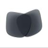NicelyFit Polarized Replacement Lenses for Oakley Crossrange Sunglasses Glass Frames (Black Iridium) view 2