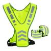 TOURUN Reflective Running Vest Gear with Pocket for Women Men Kids, Safety Reflective Vest Bands for Night Cycling Walking Bicycle Jogging view 1