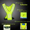 TOURUN Reflective Running Vest Gear with Pocket for Women Men Kids, Safety Reflective Vest Bands for Night Cycling Walking Bicycle Jogging view 2
