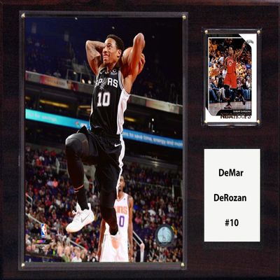 C&I Collectables NBA San Antonio Spurs Mens 1215DEROZANSANBA 12"x15" DeMar DeRozan San Antonio Spurs Player Plaque, Brown, N/A
