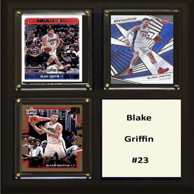 C&I Collectables NBA Detroit Pistons Mens 810BLGRIFFENNBA 6"x8" Blake Griffen Detroit Pistons Two Card Plaque, Brown, N/A
