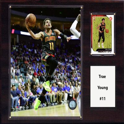 C&I Collectables NBA Atlanta Hawks Mens 1215TRAEYOUNGNBA 12"x15" Trae Young Atlanta Hawks Player Plaque, Brown, N/A