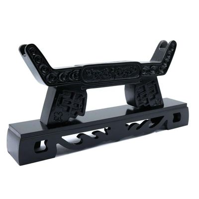 ZAMTAC Archaize Brocade Style Samurai Sword Katana Wakizashi Tanto Holder Stand Dispaly 1 Layer
