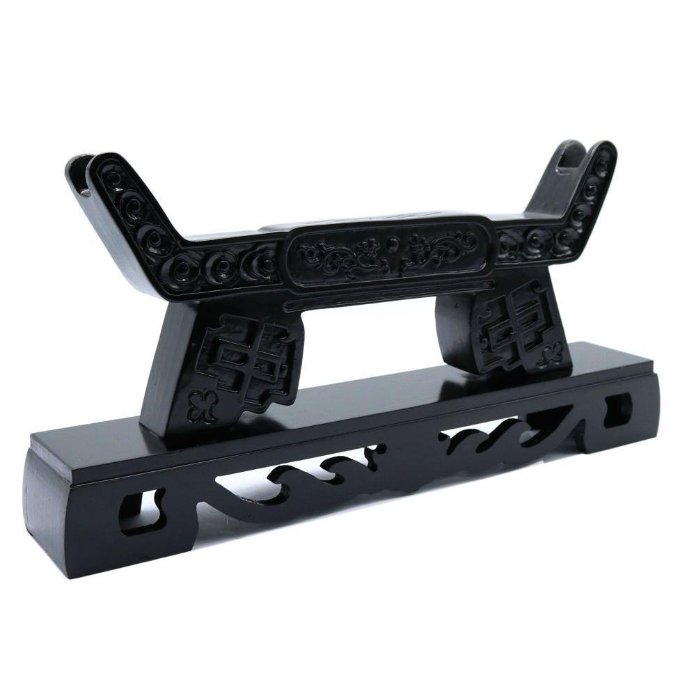 ZAMTAC Archaize Brocade Style Samurai Sword Katana Wakizashi Tanto Holder Stand Dispaly 1 Layer
