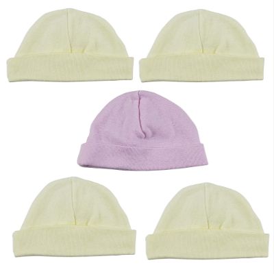 bambini Girls Baby Cap (Pack of 5)