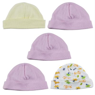 bambini Girls Baby Cap (Pack of 5)