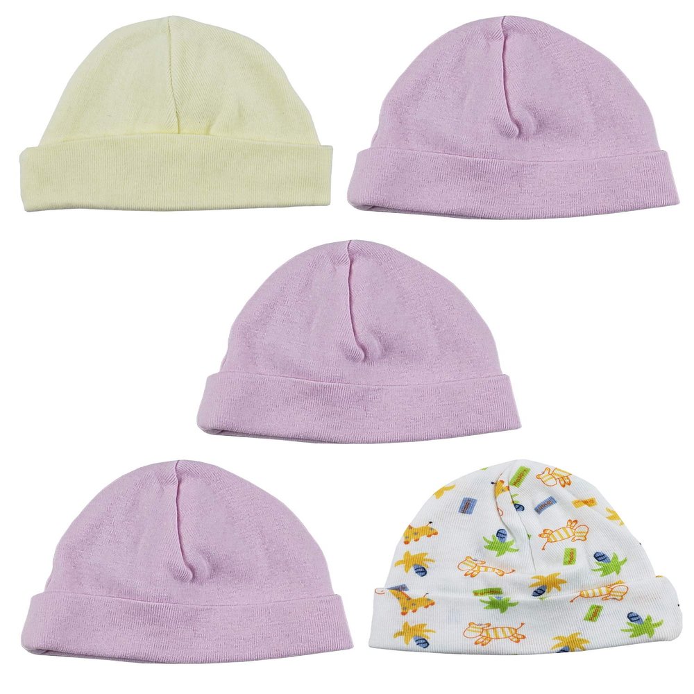 bambini Girls Baby Cap (Pack of 5)
