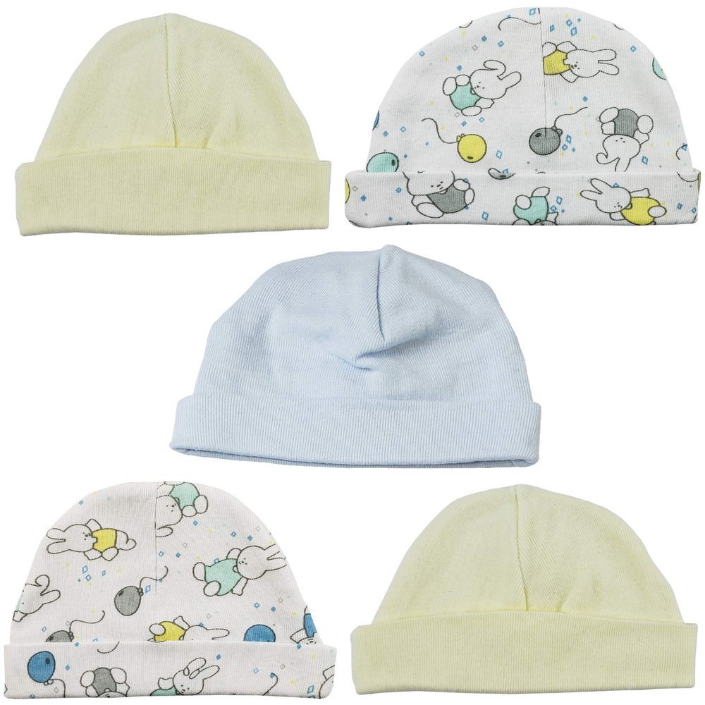bambini Boys Baby Caps (Pack of 5)