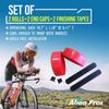 ALIEN PROS Bike Handlebar Tape EVA (Set of 2) Red - Enhance Your Bike Grip with These Bicycle Handle bar Tape - Wrap Your Bike for an Awesome Comfortable Ride (Set of 2, Red) view 4