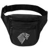ALLNTRENDS Adult Waist Pack Stark Trendy Travel Pack Cool Bag Fanny Packs (Black) view 1