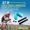 ALIEN PROS Bike Handlebar Tape EVA (Set of 2) Bianchi Green - Enhance Your Bike Grip with These Bicycle Handle bar Tape - Wrap Your Bike for an Awesome Comfortable Ride (Set of 2, Green) view 4