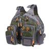 Fly Fishing Vest, Fishing Safety Life Jacket for Swimming Sailing Boating Kayak Floating Multifunction Breathable Backpack for Men and Women Vest/Kayak (Army Green, with Foam) view 2