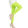 9/10 Sun Protection Golf Pants Cool Ice Silk Stocking Sport Leggings-Yellow-Green/Size L view 1