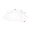 Alomejor Soccer Goal Net,Weather-Resistant Polyester Easy Install Replacement Net for Professional Training Youth Sports Parks Backyard view 3