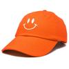 DALIX Smile Baseball Cap Smiling Face Happy Dad Hat Men Women Teens in Orange view 4