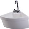 JZ Boat Caravan RV Camper White Acrylic Triangular Sink 280280180mm GR-Y014 view 1
