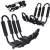 Goplus 2 Pairs Kayak Roof Rack, Universal Kayak Carrier J-Bar Rack with 4 Tie Down Straps, Canoe Boat SUP Surfboard Ski Board Rooftop Mount Rack on Car SUV and Truck Crossbar view 1