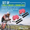 ALIEN PROS Bike Handlebar Tape PU (Set of 4) Pink - Enhance Your Bike Grip with These Bicycle Handle bar Tape - Wrap Your Bike for an Awesome Comfortable Ride (Set of 4, Pink) view 3