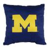 College Covers Everything Comfy Michigan Wolverines 16" Decorative Pillow Reversible 2 Unique Sides view 1