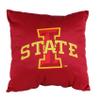 College Covers Everything Comfy Iowa State Cyclones 16" Decorative Pillow Reversible 2 Unique Sides view 1