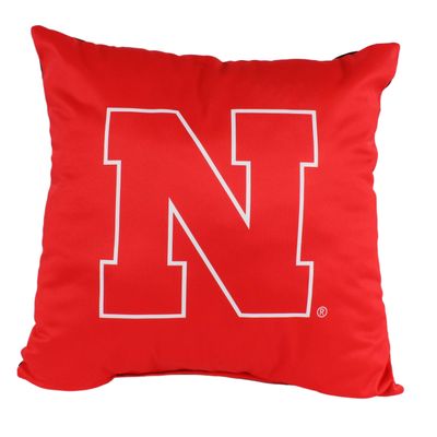 College Covers Everything Comfy Nebraska Cornhuskers 16" Decorative Pillow Reversible 2 Unique Sides