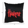 College Covers Everything Comfy Nebraska Cornhuskers 16" Decorative Pillow Reversible 2 Unique Sides view 4