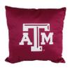 College Covers Everything Comfy Texas A&M Aggies 16" Decorative Pillow Reversible 2 Unique Sides view 1