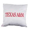 College Covers Everything Comfy Texas A&M Aggies 16" Decorative Pillow Reversible 2 Unique Sides view 2