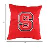 College Covers Everything Comfy NC State Wolfpack 16" Decorative Pillow Reversible 2 Unique Sides view 4