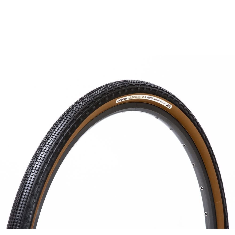Panaracer GravelKing SK Knobby Plus+ Folding Gravel Tires 700x50C Black/Brown