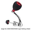 GOTOTOP Fishing Reel Handle, Aluminum Alloy Reel Replacement Power Handle Metal Rocker Arm Fishing Reel Handle Metal Rocker Grip(4000 5000 6000 L-Red) view 3