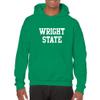 AH01 - Wright State Raiders Basic Block Hoodie - 2X-Large - Green view 2