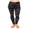 ALWAYS Women's High Waist Yoga Leggings - Camo Military Army Premium Soft Stretch Workout Pants 153 One Size view 3