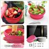 IYYI Silicone Collapsible Bowl With Lid 800ML - Folding Travel Container for Camping, Hiking - Heat Resistant ME.FAM Expandable Bowl (2Pack-Grey) view 3