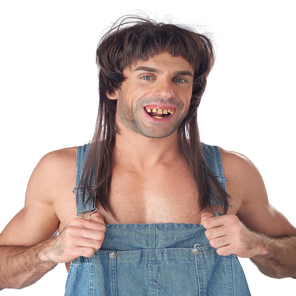 California Costumes Adult Hillbilly Hearthrob Wig Brown