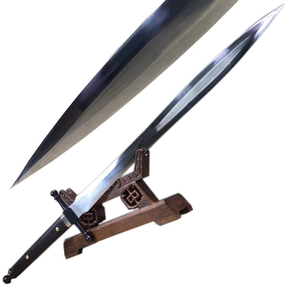 Lin sword,Knightly Swords,Handmade,High Carbon Steel Blade,Leather Scabbard,Battle Ready