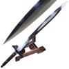 Lin sword,Knightly Swords,Handmade,High Carbon Steel Blade,Leather Scabbard,Battle Ready view 1