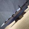 Lin sword,Knightly Swords,Handmade,High Carbon Steel Blade,Leather Scabbard,Battle Ready view 3