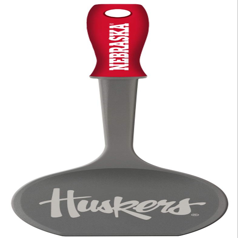 NCAA Nebraska Cornhuskers NCAA Nebraska CornhuskersNCAA Fan Flipper Nylon Spatula, Red, 14.5" x 4.5"