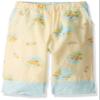 MUNKI MUNKI Toddler Girl's Woven Capri Pant Contrasting Trim Pants, Roadtrip Pale Yellow Blue, 2T/3T view 1