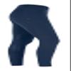 Kerrits Kids Power Stretch Knee Patch Pocket Tight Indigo Size: XL view 3