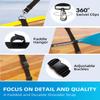 OCEANBROAD SUP Kayak Carry Strap Adjustable Shoulder Strap with Clips, New Version for Paddle Board Canoe Surfboard, Paddleboard Paddle Board Accessories view 2