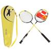 1 Pair Badminton Racket, Aluminium Alloy High-Strength Battledore Badminton Racquet with Carry Bag view 1
