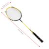 1 Pair Badminton Racket, Aluminium Alloy High-Strength Battledore Badminton Racquet with Carry Bag view 2