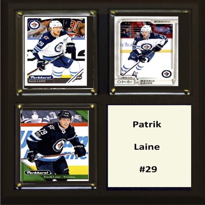 C&I Collectables NHL Winnipeg Jets Mens 810LAINENHL 6"x8" Patrik Laine Winnipeg Jets Two Card Plaque, Brown, N/A