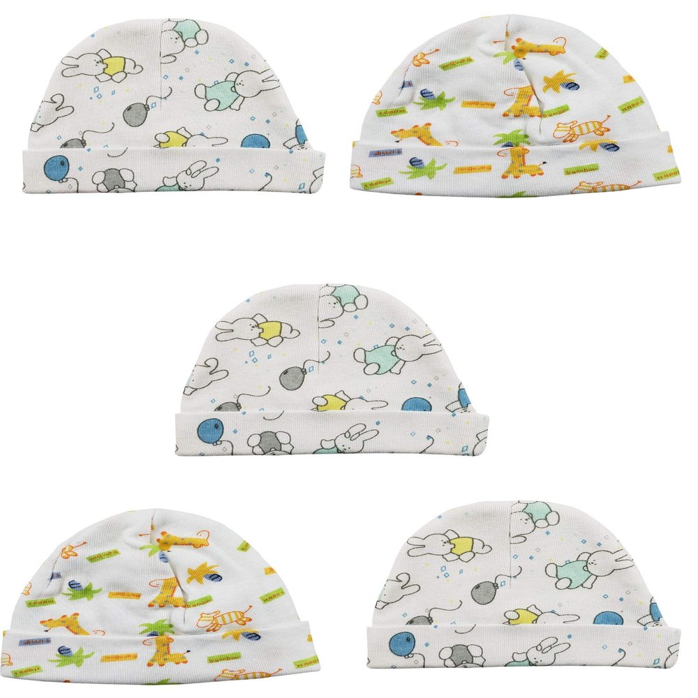 bambini Beanie Baby Caps (Pack of 5)