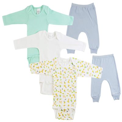 Bambini Infant Boys Long Sleeve One Piece and Joggers