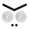 ALIEN PROS Bike Handlebar Tape EVA (Set of 2) White - Enhance Your Bike Grip with These Bicycle Handle bar Tape - Wrap Your Bike for an Awesome Comfortable Ride (Set of 2, White) view 1