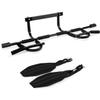 Yes4All Door Pull Up Bar, Heavy Duty Hanging Bar, Pull Up Bar for Doorway, Supports up to 300 lb, Multi-Grip Foam Handles, Fits 30" to 38" Door Frames, Easy Installation for Home Gym Use, Black view 1
